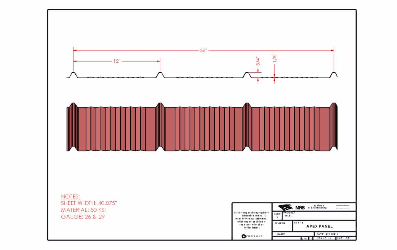 Custom Panels - MRS Metal Rollforming Systems