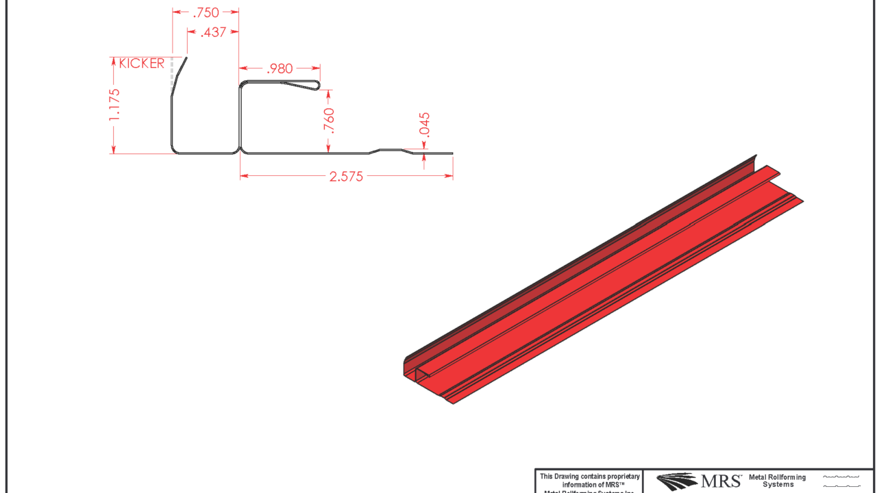 F & J Trim Rollformer - Metal Rollforming Machines - MRS