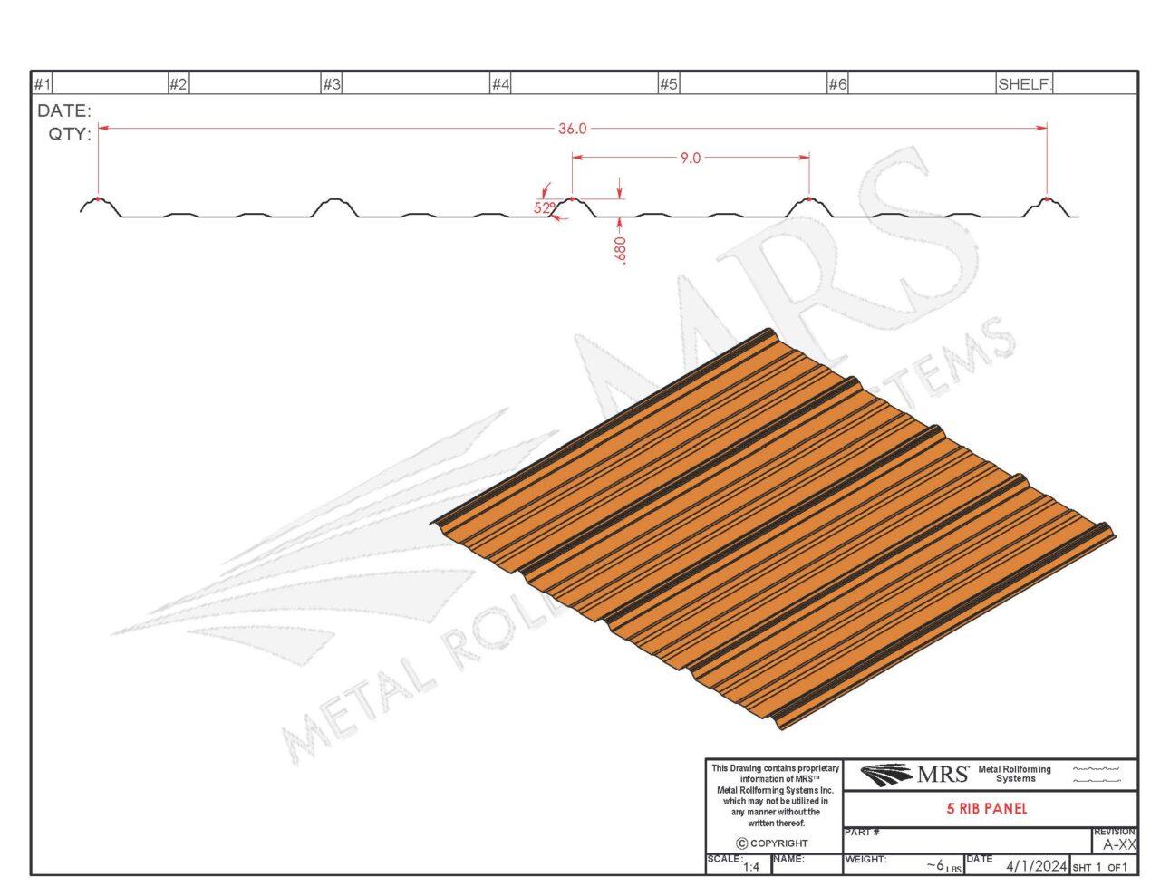 Rounded Micro Rib Panel Custom Panel Profiles - MRS Metal Rollforming Systems